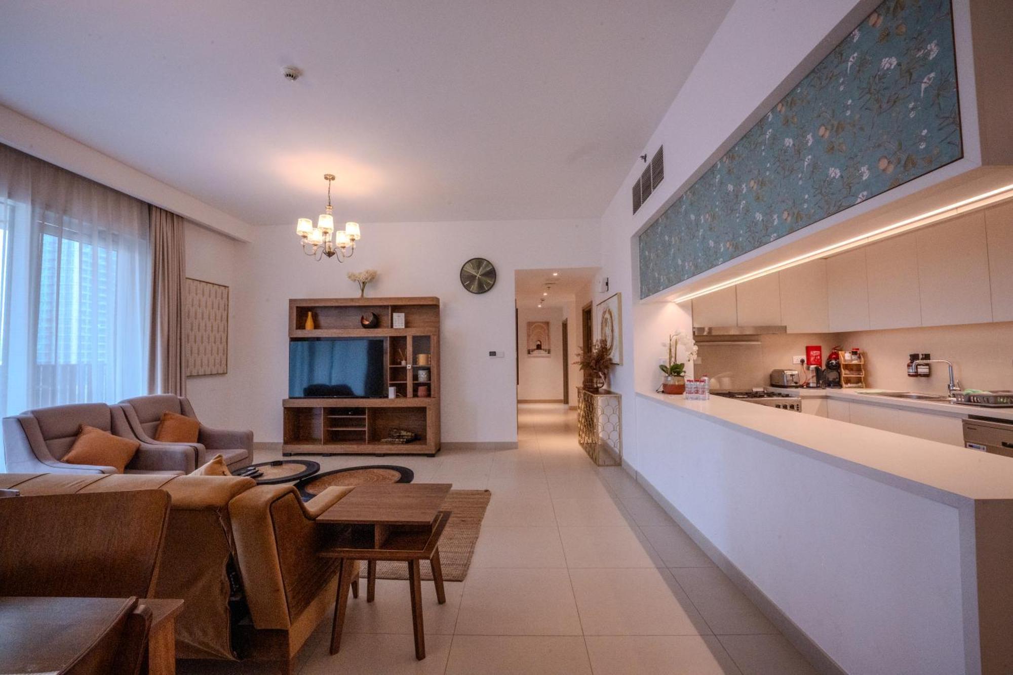 3Br Haven With Burj Views By Magnoliasvhr Aparthotel Dubai Exterior foto