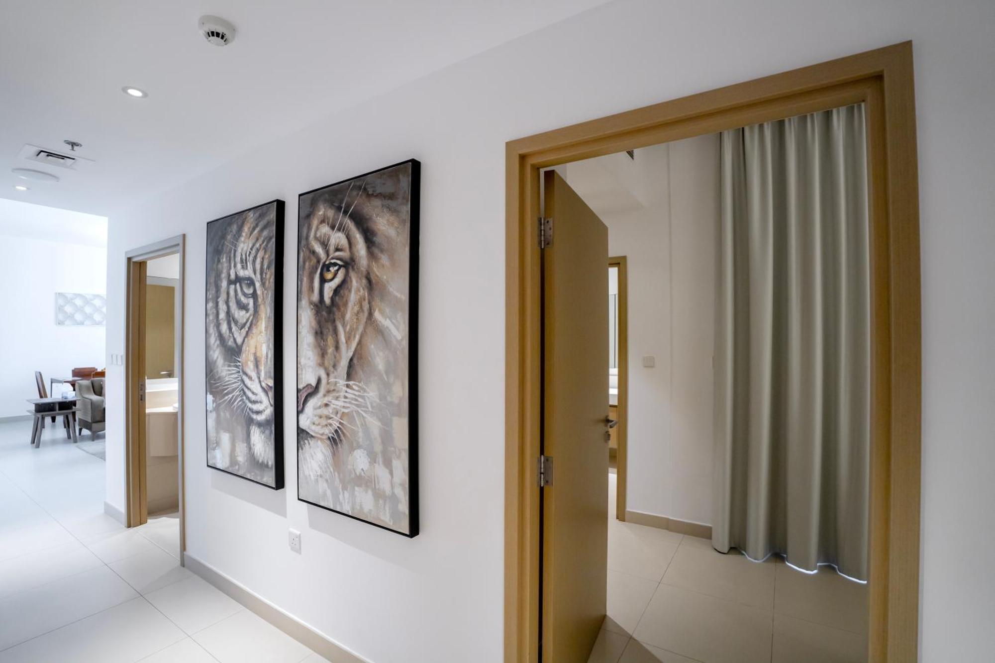 3Br Haven With Burj Views By Magnoliasvhr Aparthotel Dubai Exterior foto