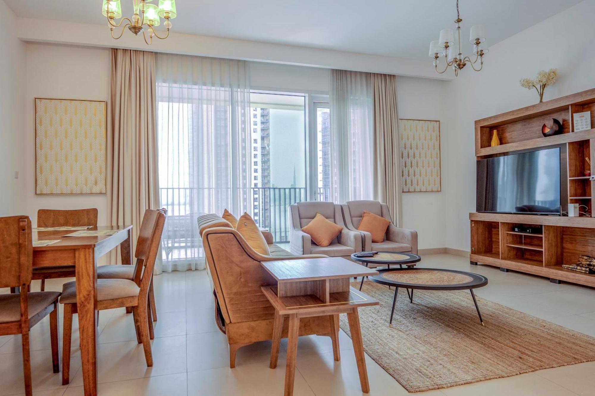 3Br Haven With Burj Views By Magnoliasvhr Aparthotel Dubai Exterior foto