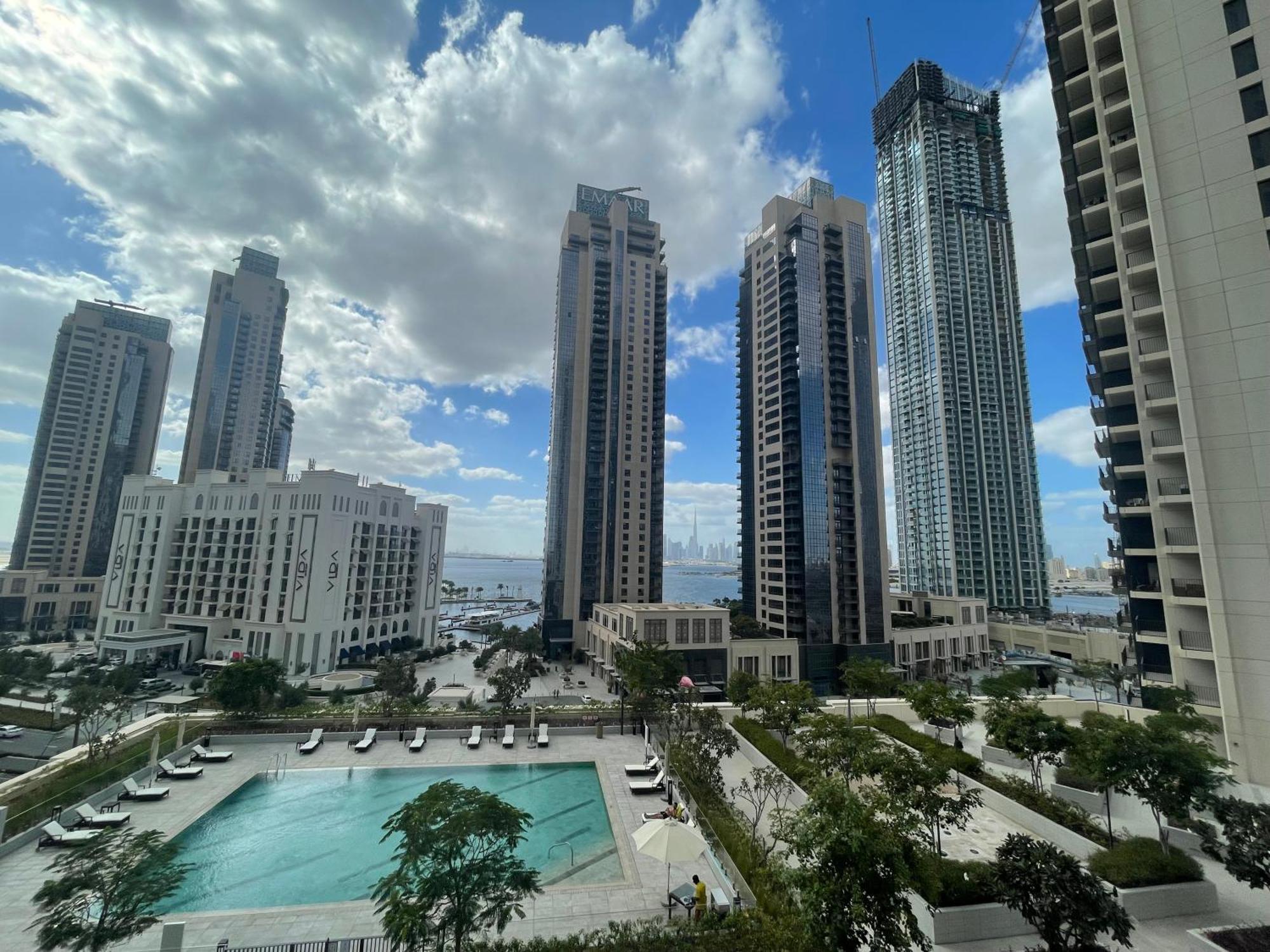 3Br Haven With Burj Views By Magnoliasvhr Aparthotel Dubai Exterior foto